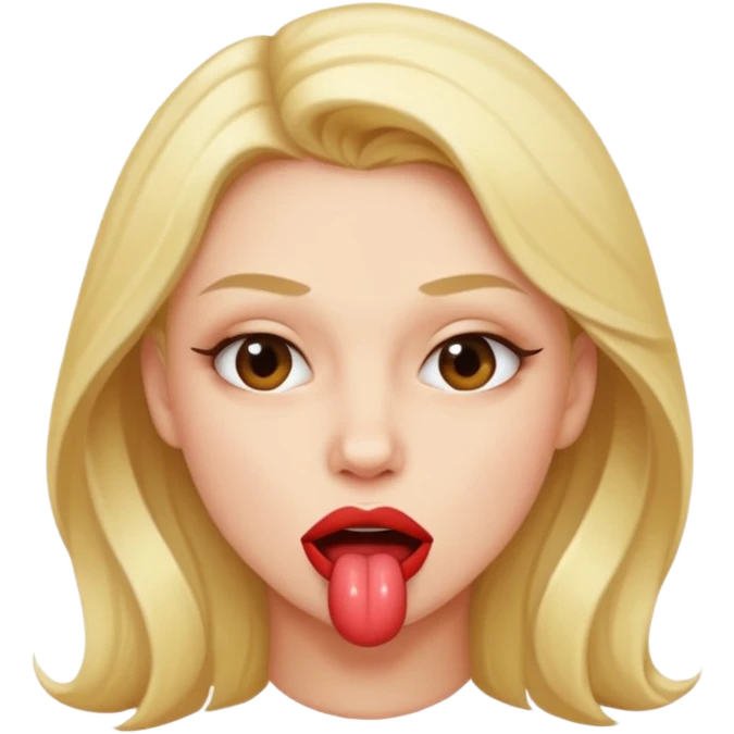 Seductive biting lower lip emoji