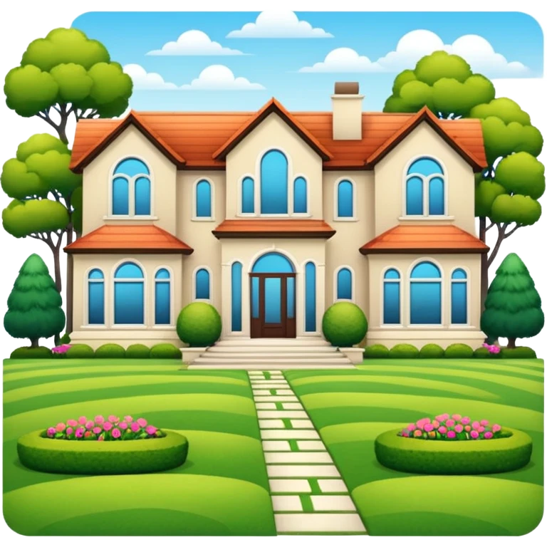 big houses emoji