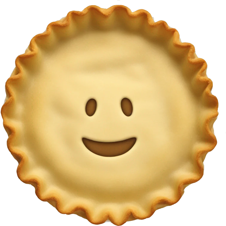 Pie crust emoji
