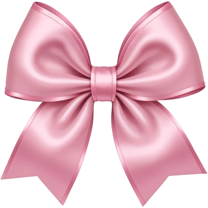 Light pink bow emoji