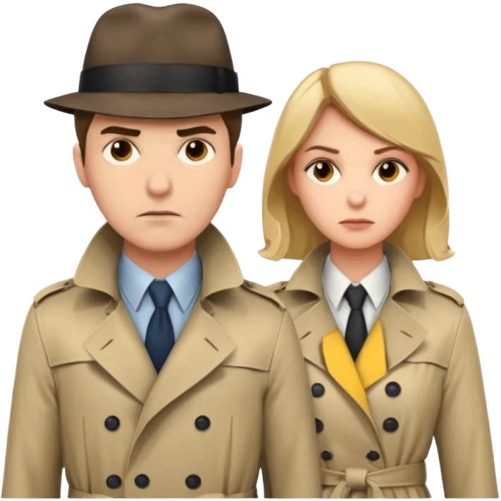 show they're detectives please  emoji