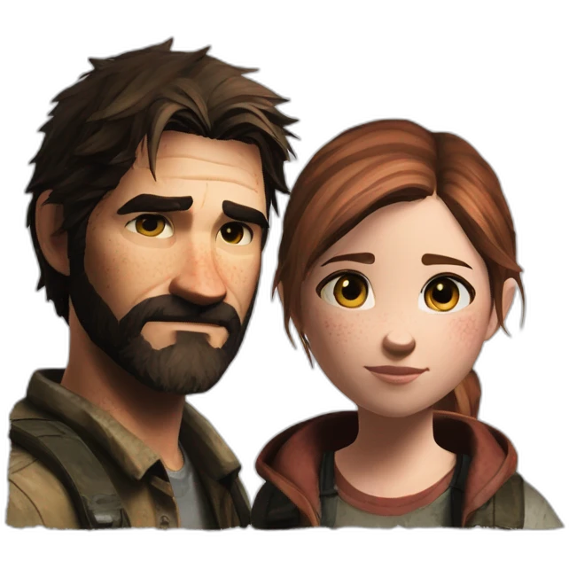 The last of us joel and ellie emoji