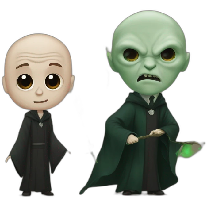 Harry potter vs Voldemort emoji