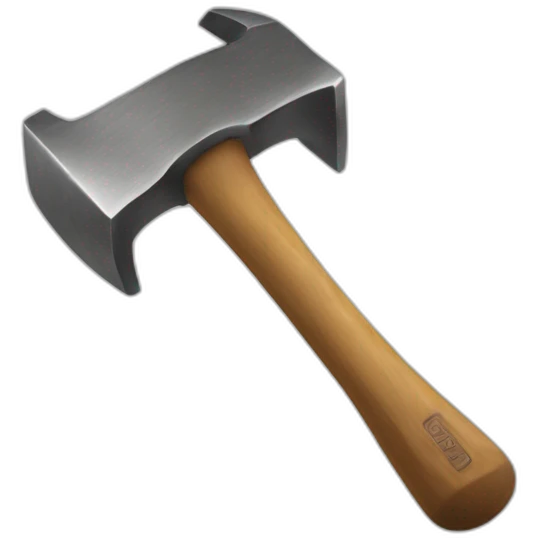 Anvil wichtig tongs and hammer emoji