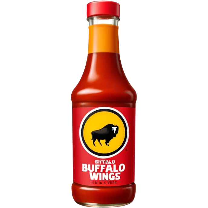 Buffalo Wild Wings sauce brand bottle  emoji
