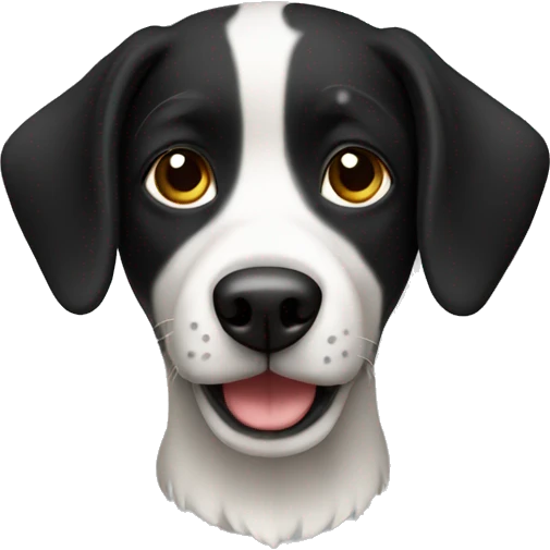 Dog black emoji