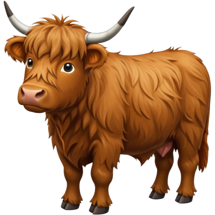 highland cow emoji
