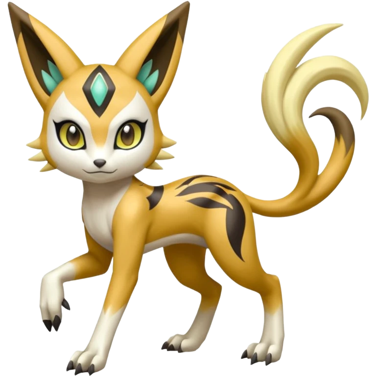 Meloetta-Renamon-Pokémon-Fakémon-creature emoji