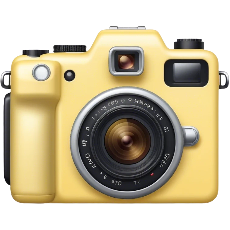 Light yellow camera emoji