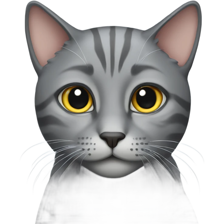 gray cat emoji