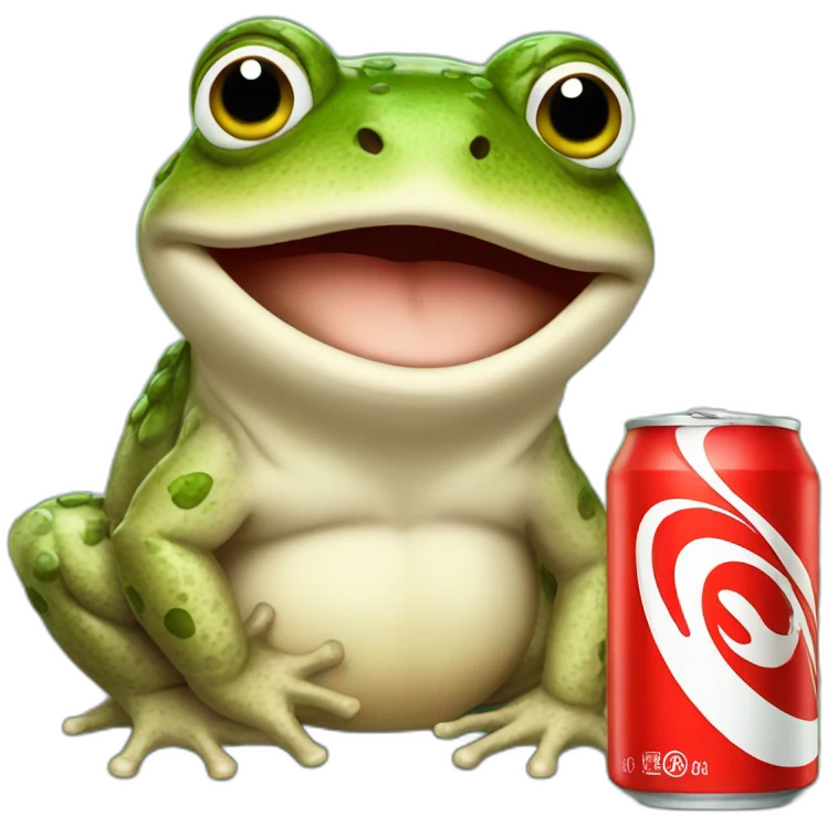 Toad drink coca emoji