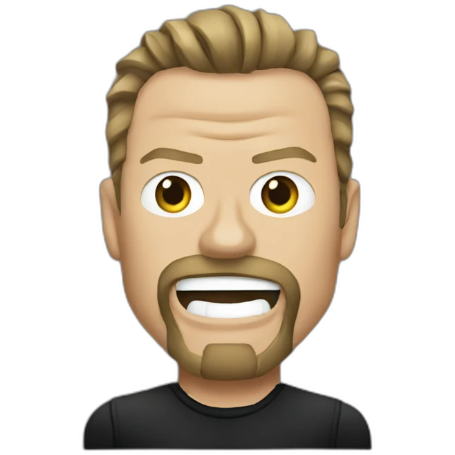 James Hetfield think emoji