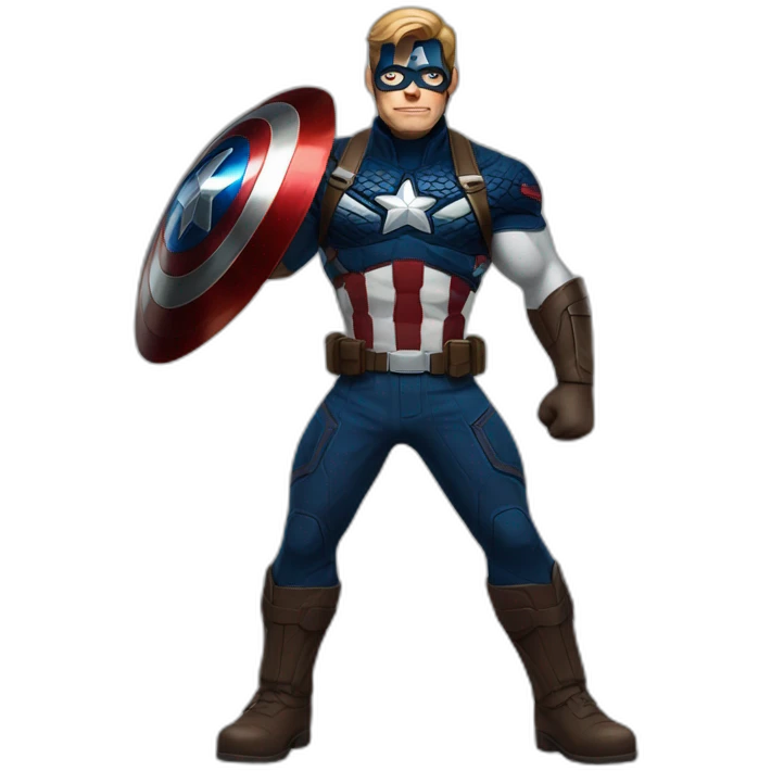 capitan america fullbody emoji