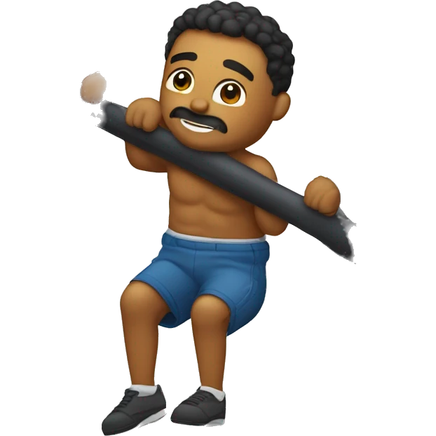 chin-up on rod emoji