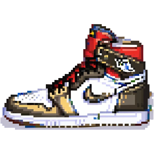 black and gold Jordan 1 sneaker emoji
