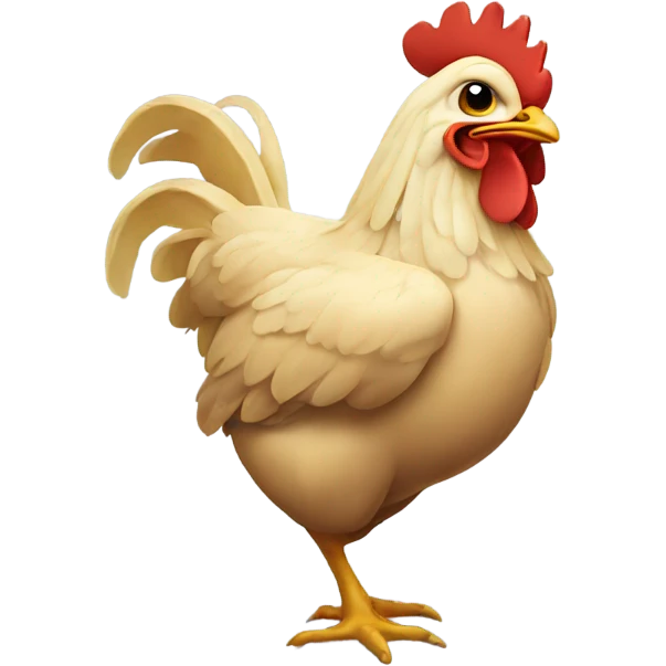 Chicken combined with a snake emoji
