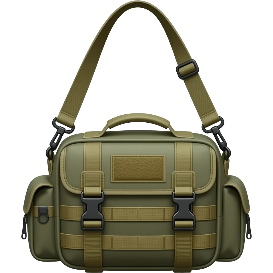 Crossbody tactical sling bag emoji