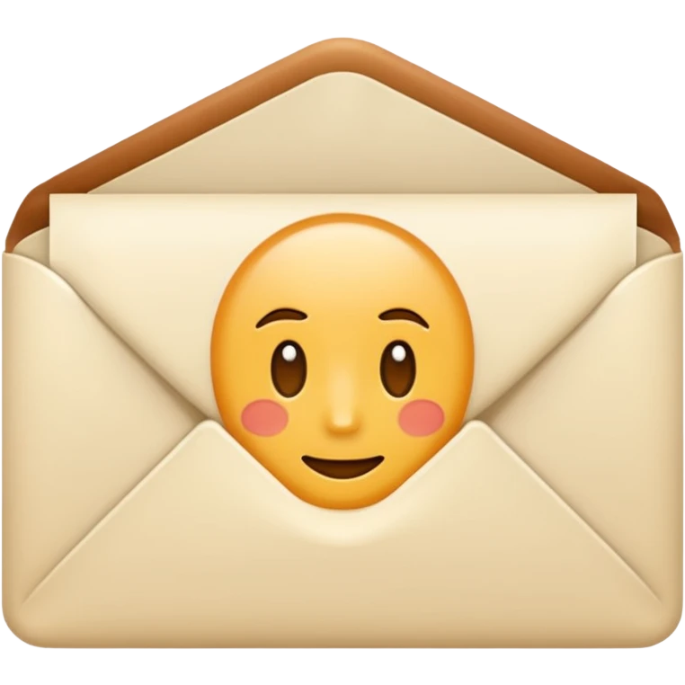 Letter Cream-colored emoji