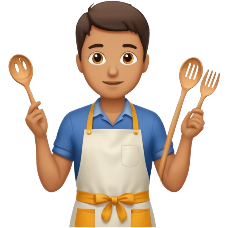 Guy cooking emoji