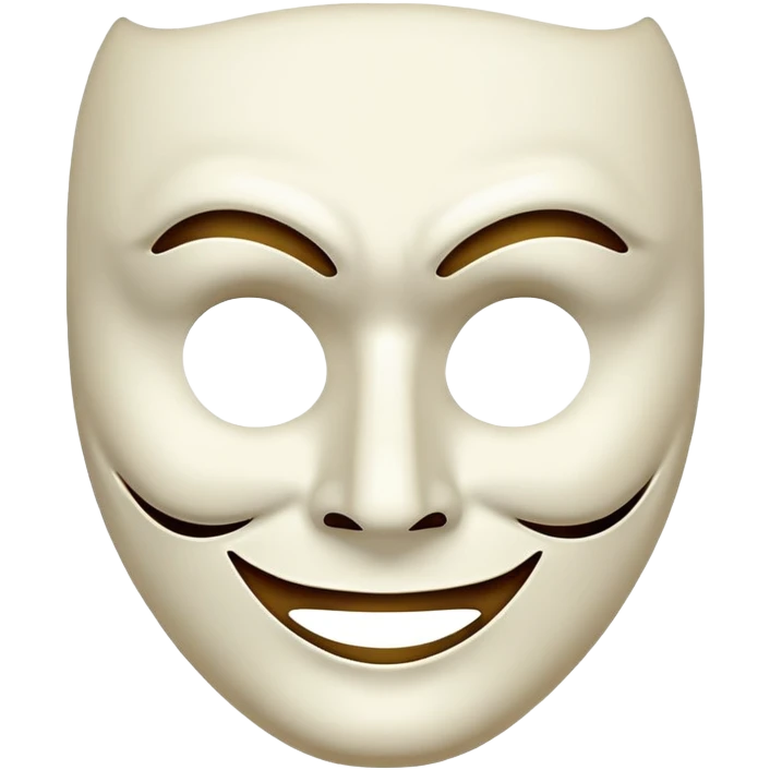Happy mask taking of and being sad behind the mask emoji