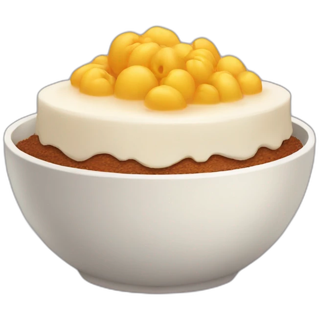 A bowl that is also a cake emoji