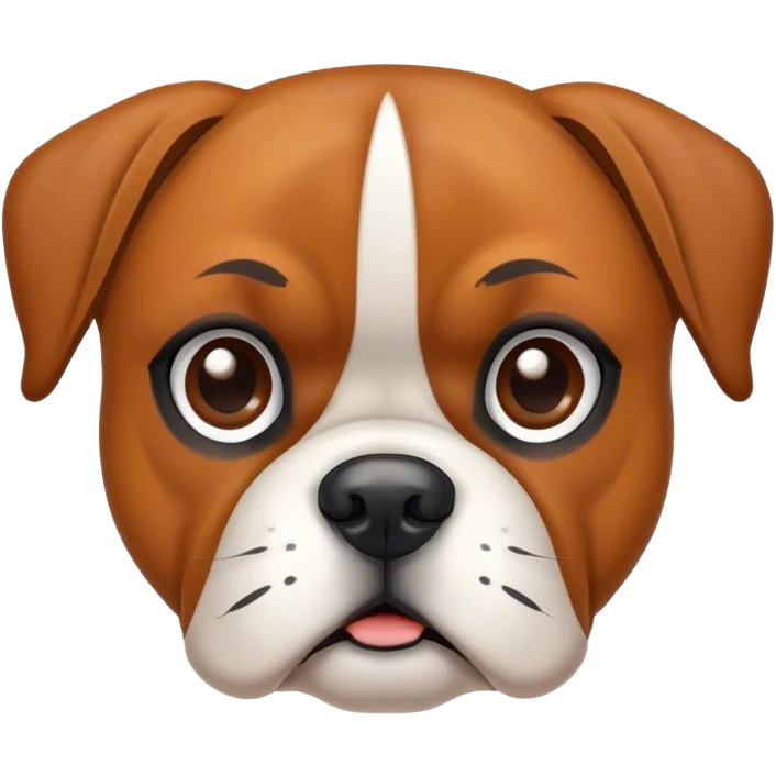 Dog boxer emoji
