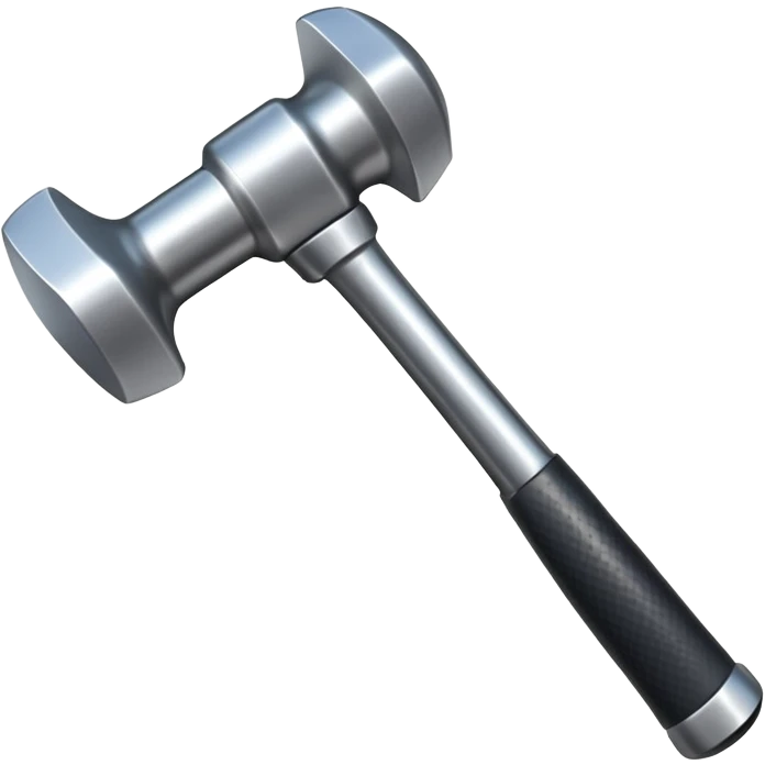 simple and clear hammer emoji