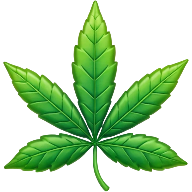 Gummy with weed leaves  emoji