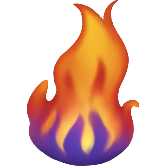 circle fire emoji