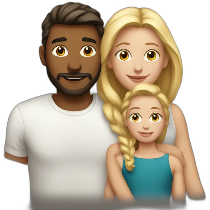 white-couple-and_son emoji