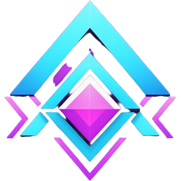 neon cyberpunk-themed icon representing focus emoji