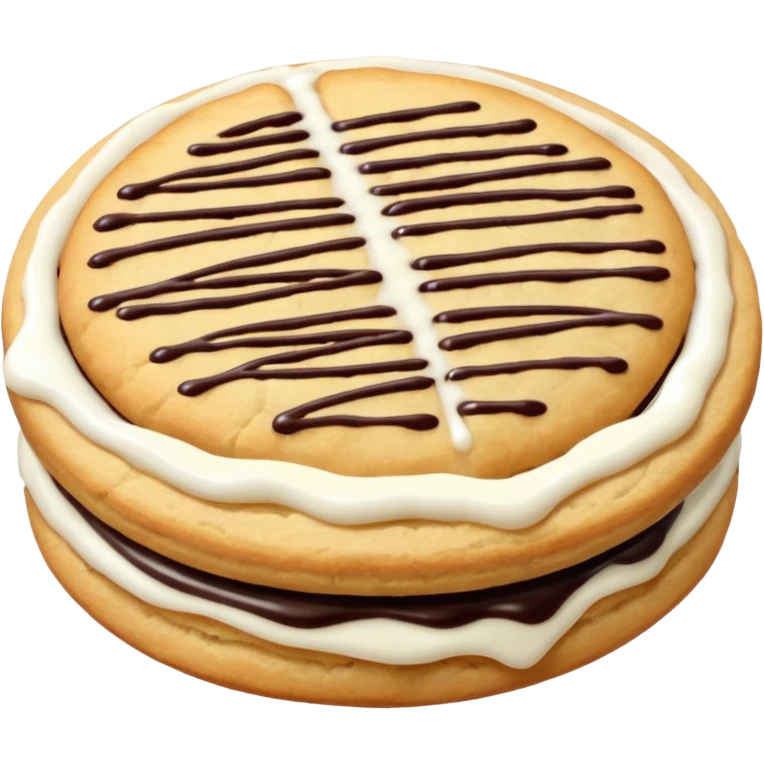 onion cookies with icing and chocolate emoji