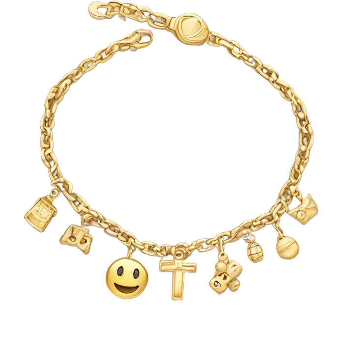Gold bracelet emoji