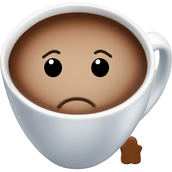 Hot cocoa in Christmas mug emoji