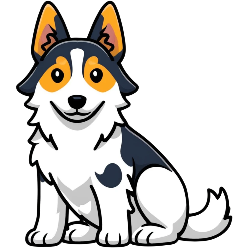 playful dog emoji