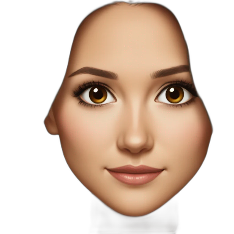 portrait Nina Dobrev high details emoji