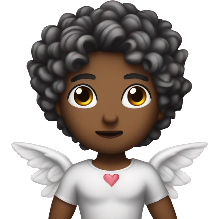 Me and my bf dress as cupid and victim  emoji