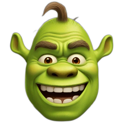 green monster shrek emoji