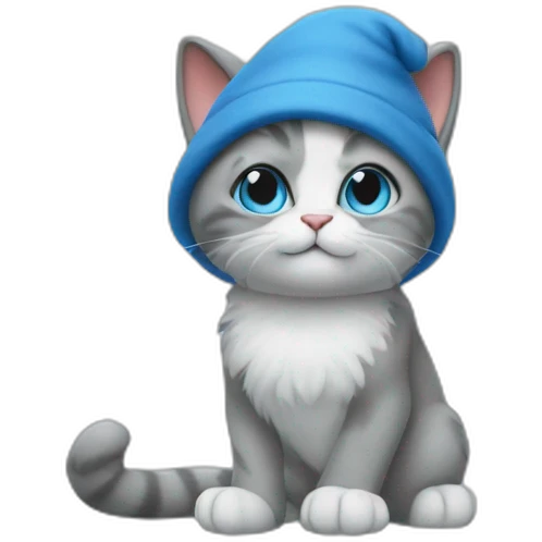 smurf cat meme emoji