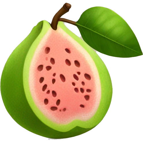 guava fruit emoji