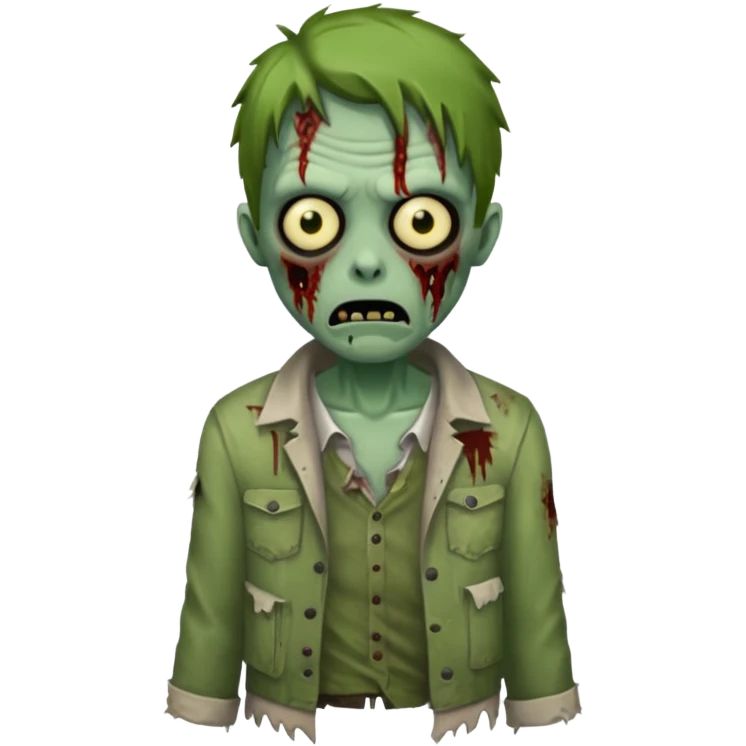 Um zombie cria  emoji