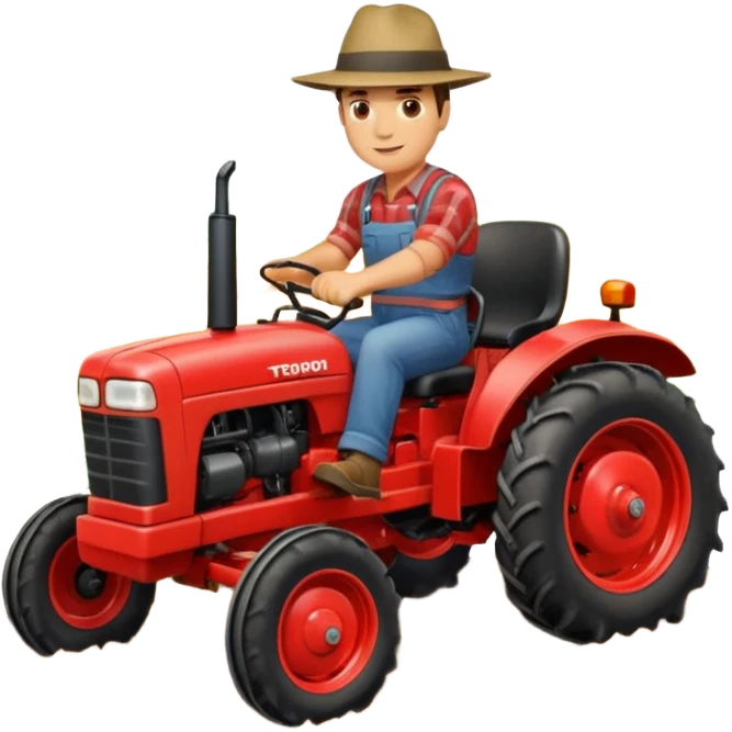 man plowing a field emoji