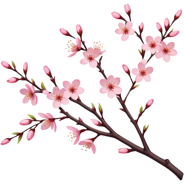 Sakura cherry blossom tree branch  emoji
