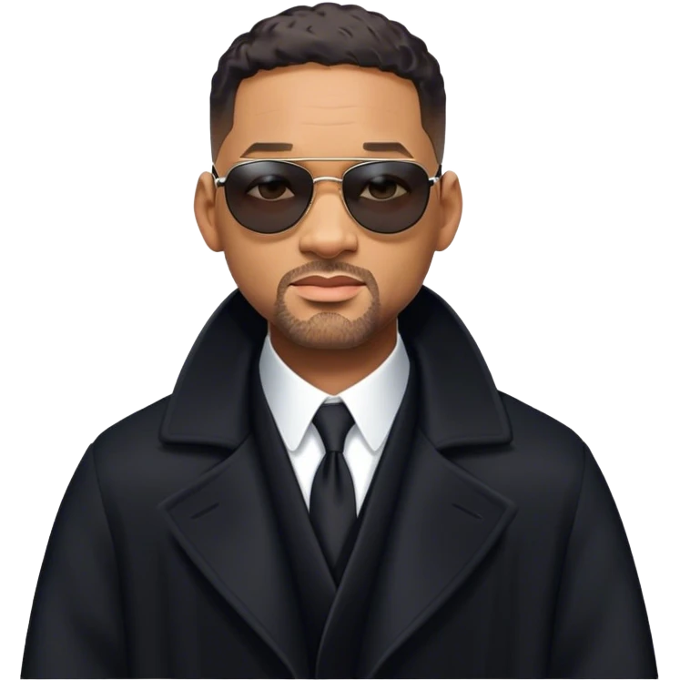 photorealistic will smith neo character matrix emoji