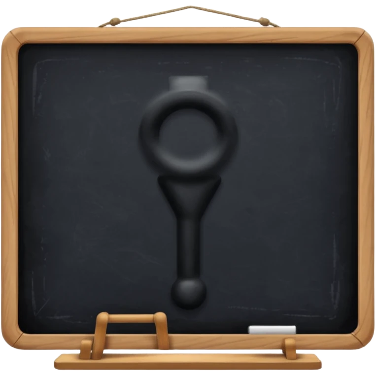 chalk board emoji