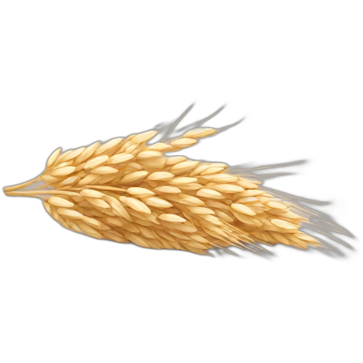 An oat grain emoji