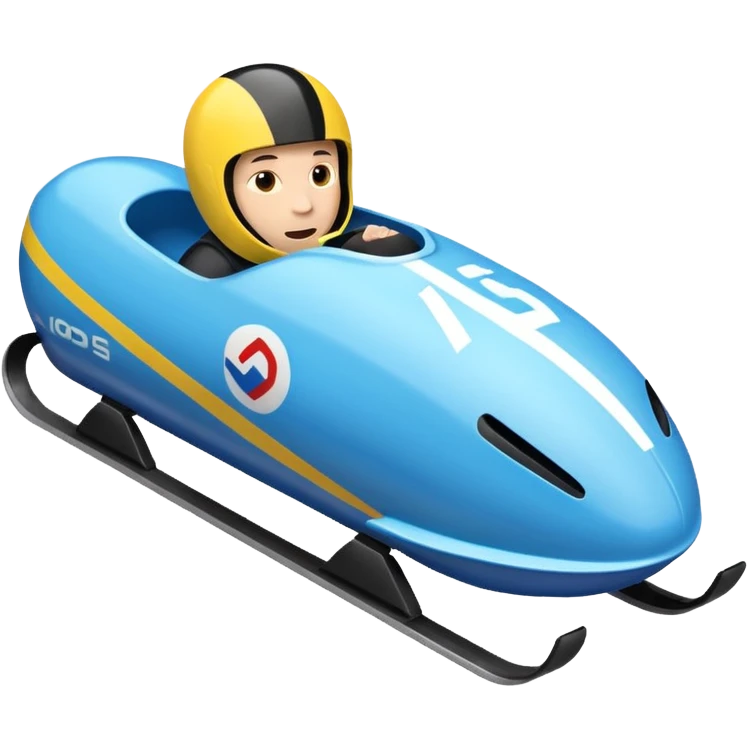 finish line race bobsleigh emoji