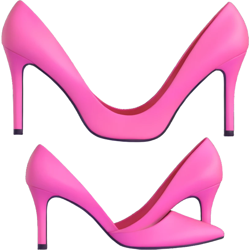pink high heels emoji