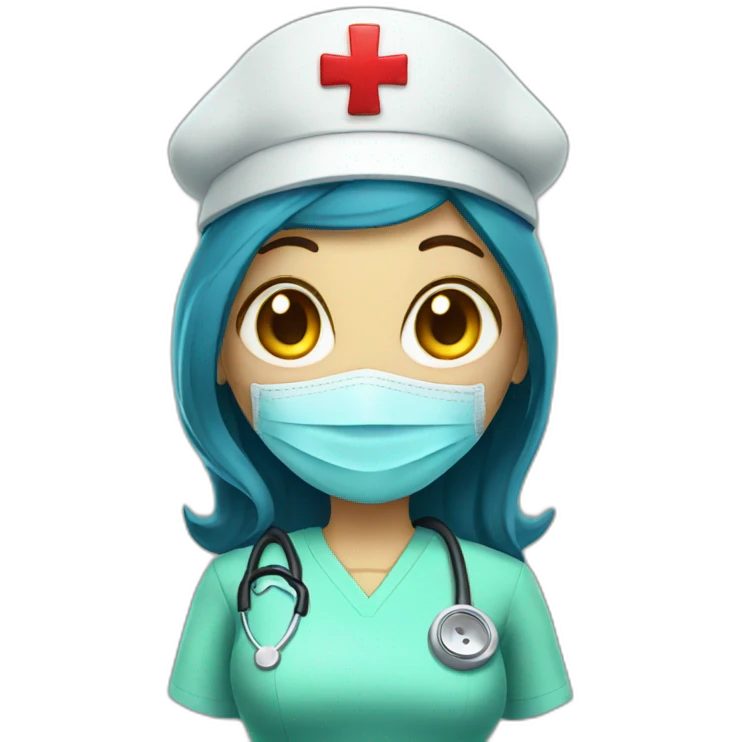 Alien nurse emoji