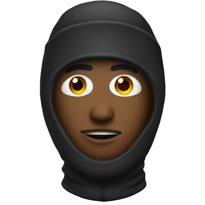 dude with ski mask emoji